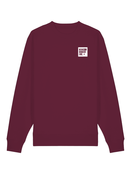 Neunzehn Hundert Eins Sweatshirt – Blockschrift trifft Blockgefühl