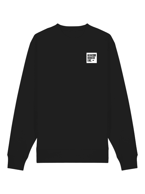 Neunzehn Hundert Eins Sweatshirt – Blockschrift trifft Blockgefühl