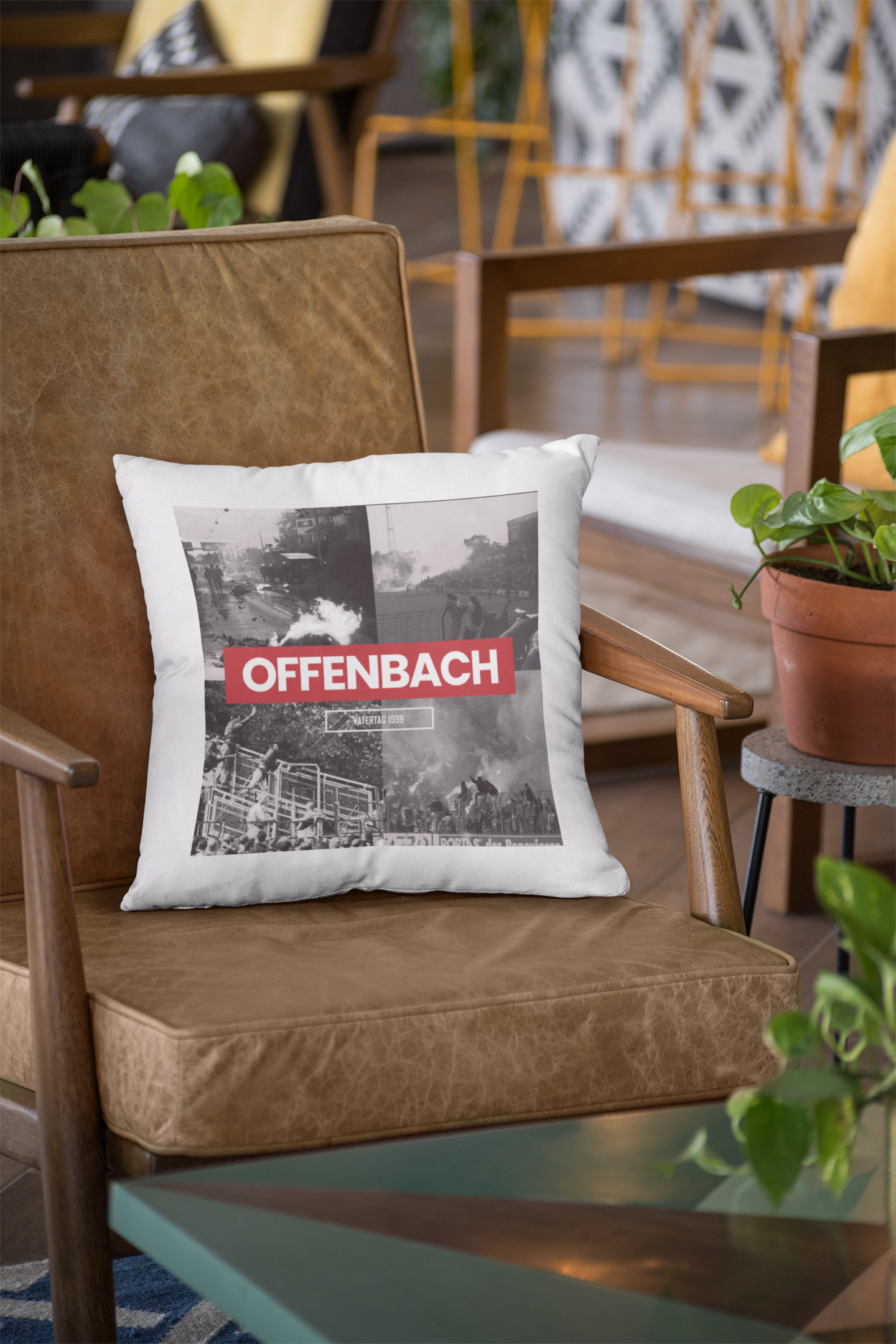 Offenbach Kissen im Wohnzimmerambiente